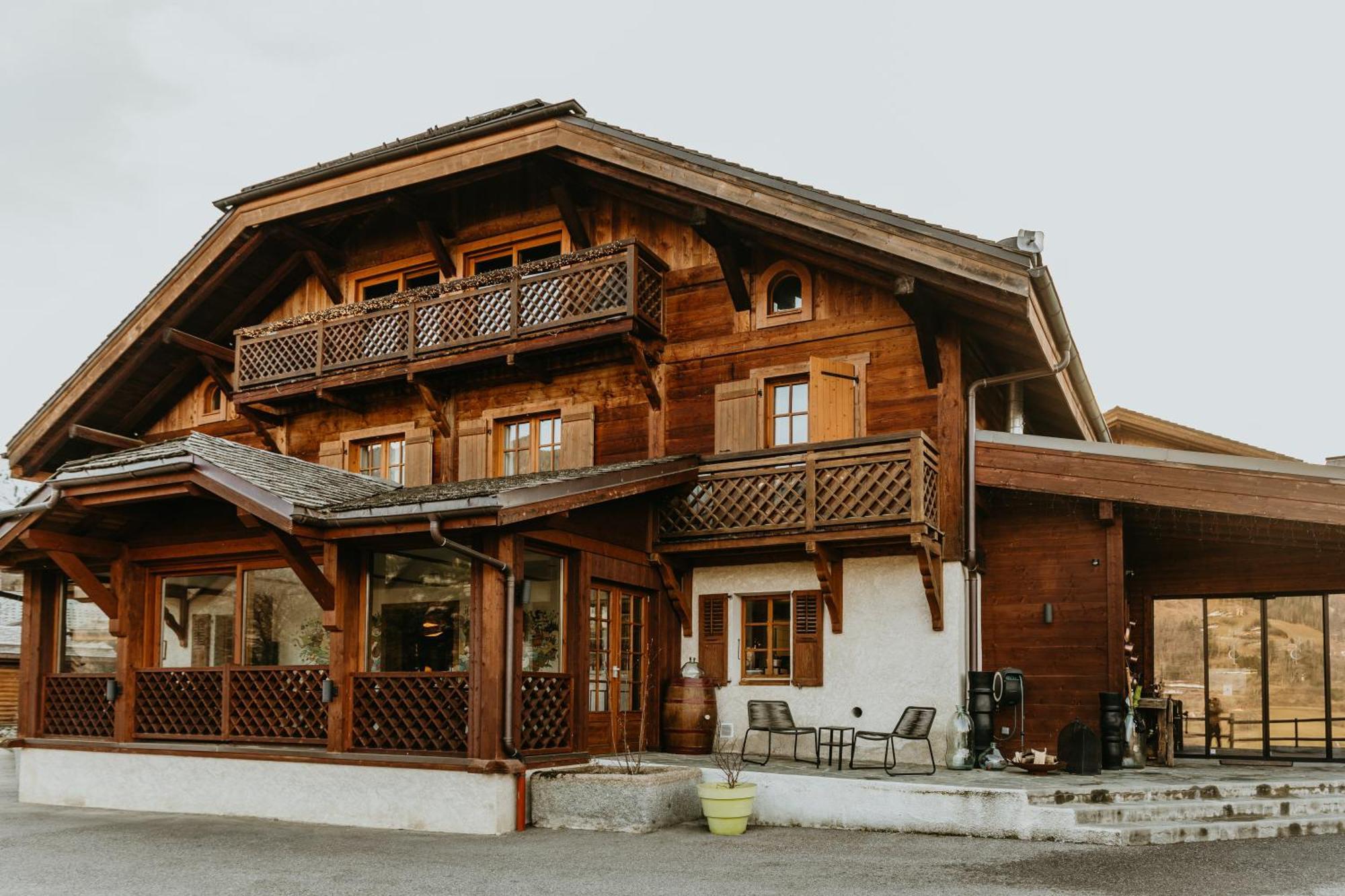 Hôtel Restaurant La Ferme de Cupelin Saint-Gervais-les-Bains Exterior foto